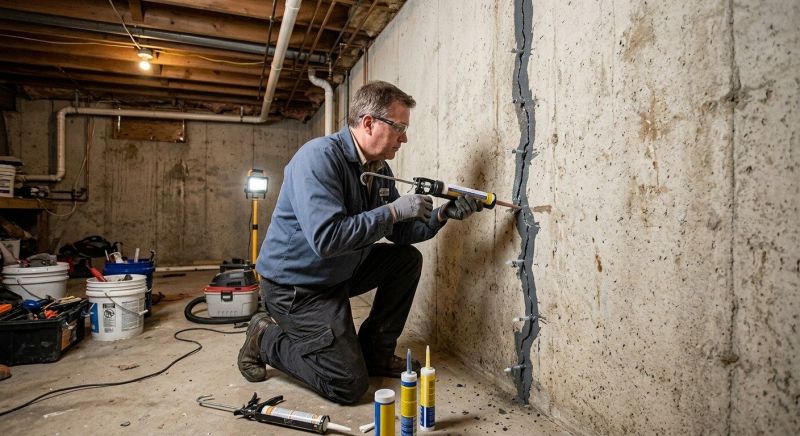 Basement Crack Repair in Idyllwild, CA