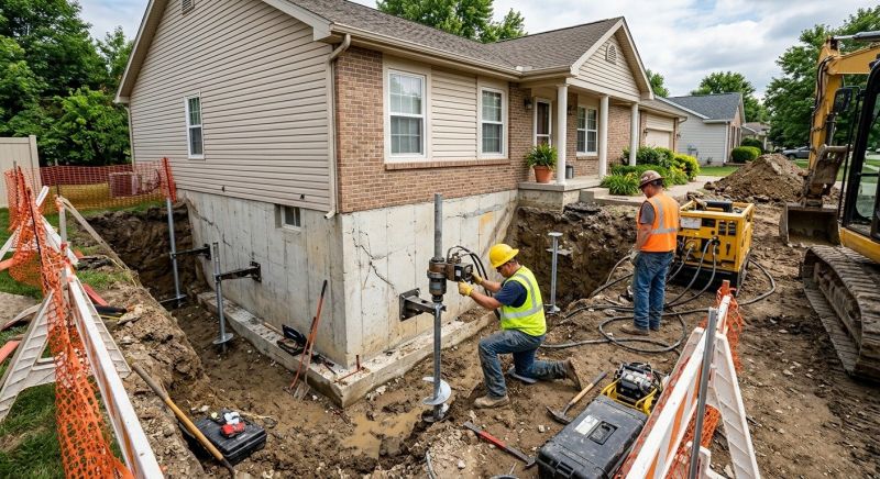Building Foundation Repair in North Palm Springs, CA