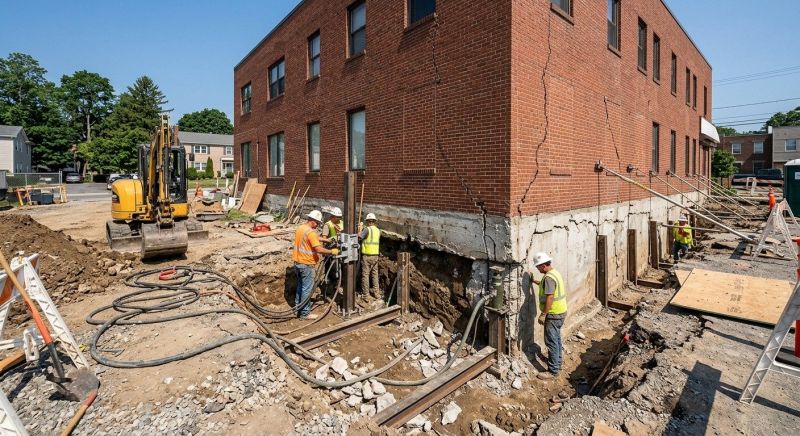 Building Foundation Repair in Winchester, CA