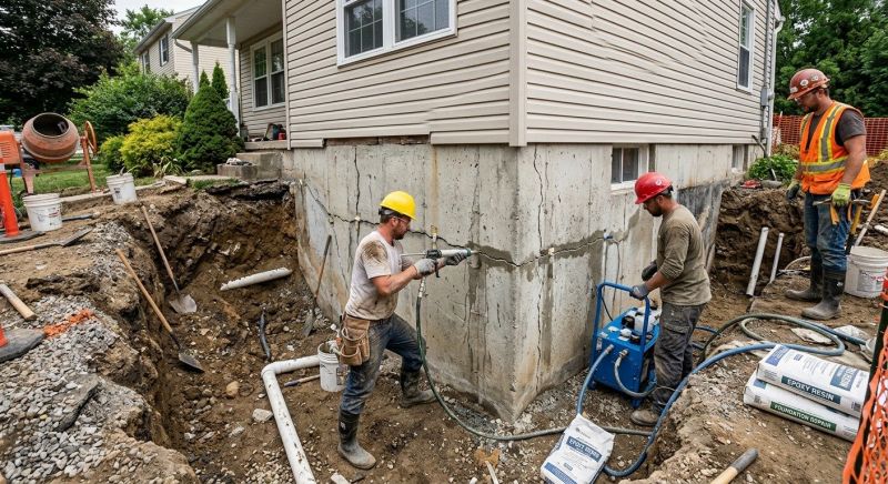 Cracked Foundation Repair in Indian Wells, CA