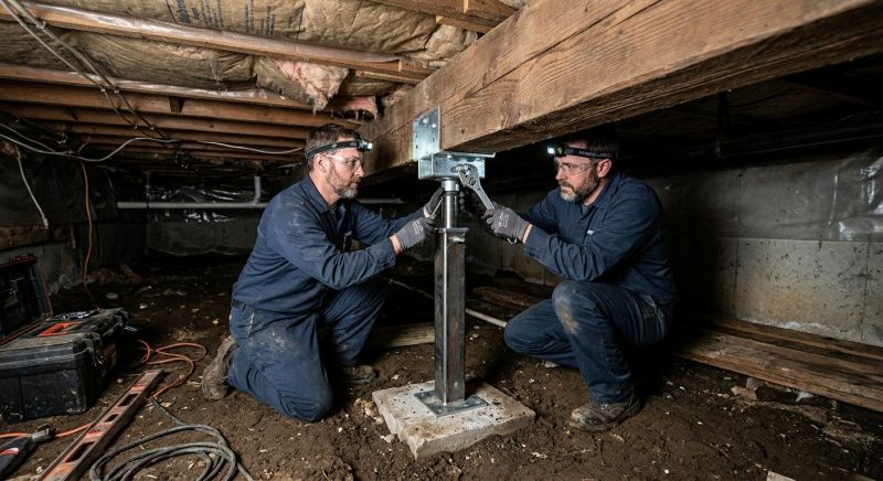Crawl Space Leveling in Idyllwild, CA