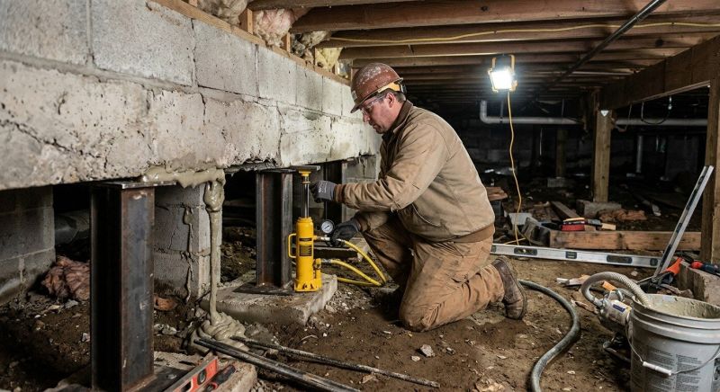 Crawlspace Foundation Repair in North Palm Springs, CA