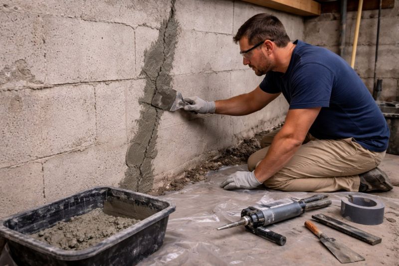 Foundation Crack Repair in San Jacinto, CA