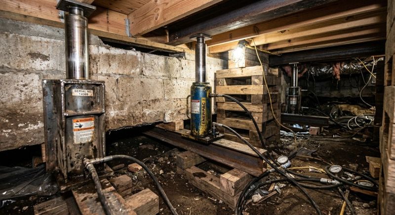 Foundation Jacking in North Palm Springs, CA