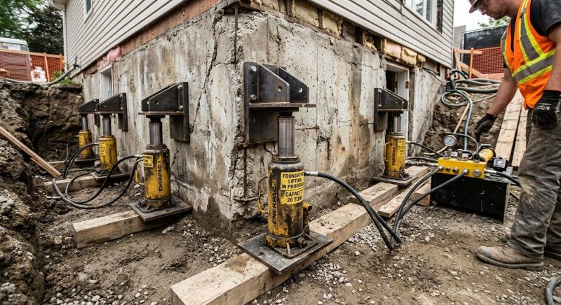 Foundation Jacking in North Palm Springs, CA