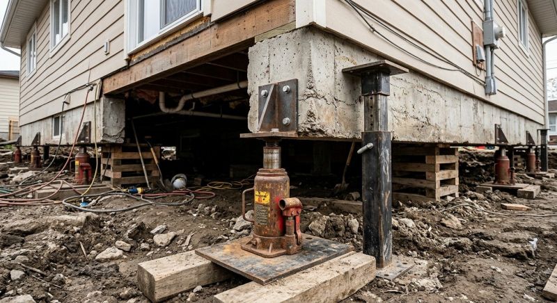 Foundation Lifting in North Palm Springs, CA