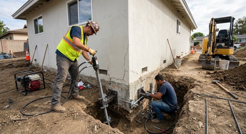 Foundation Stabilizing in Anza, CA
