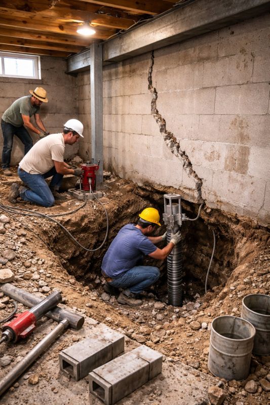 Foundation Structural Repair in Indian Wells, CA