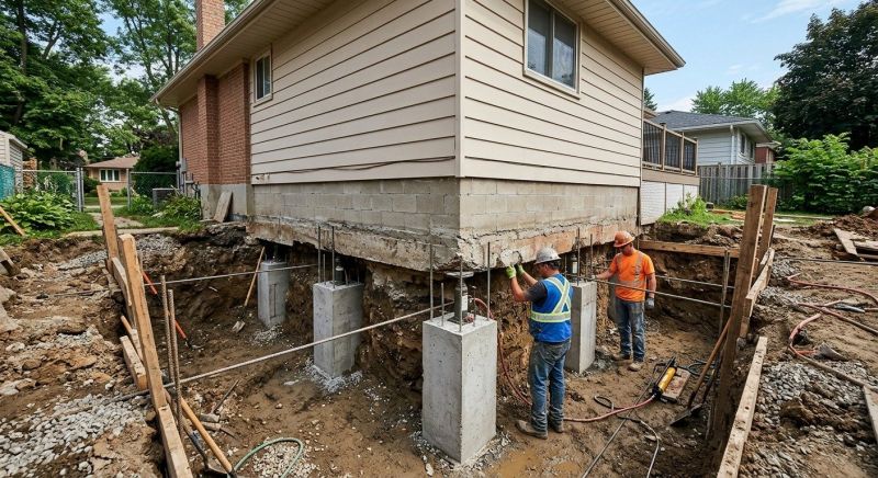 Foundation Underpinning in Idyllwild, CA