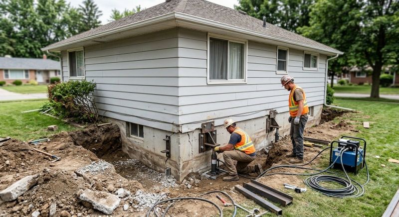 House Foundation Repair in Hemet, CA