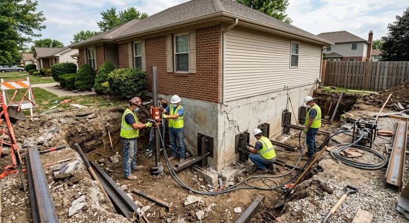 House Foundation Repair in Indian Wells, CA