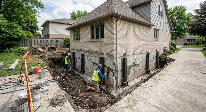Sinking Foundation Repair in Hemet, CA