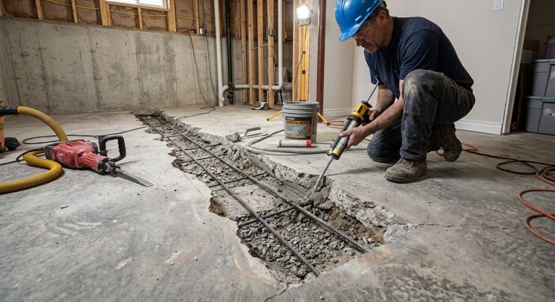 Slab Foundation Repair in Idyllwild, CA
